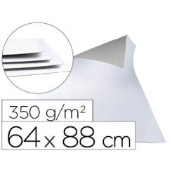 Cartoncillo gris LIDERPAPEL con una cara blanca 350 gr 64x88 cm paquete de 1 kg (5 hojas)