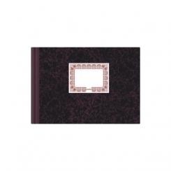 Cartone Dohe 4º  Apaisado 100 Hojas Numeradas Caja (Burdeos)