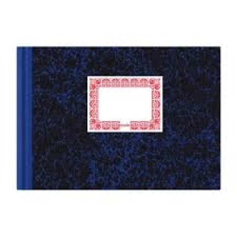 Cartoné Dohe RAYADO HORIZONTAL 1/4 Apaisado AZUL