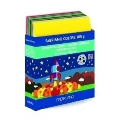 Cartulina 50X65 Fabriano Colore 185G Expositor+Contenido 450 Uds (50Xam. Canario, Rojo Y Negro,25Xamarilllo Intenso, Naranja, Rosa,Violeta, Azul Cielo, Turquesa, Azul Marino, Lima, Verde Intenso, Terracota, Crema Y Gris)