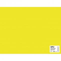 Cartulina APLI  170G 50X65 25H Amarillo Fluorescente
