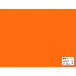 Cartulina APLI  170G 50X65 25H Naranja