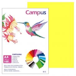 Cartulina Campus A4 180G Amarillo limón