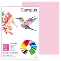 Cartulina Campus A4 180G Rosa