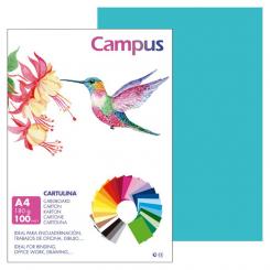 Cartulina Campus A4 180G Turquesa