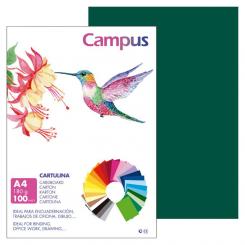 Cartulina Campus A4 180G Verde selva