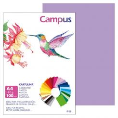 Cartulina Campus A4 180G Violeta