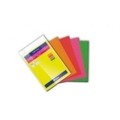 Cartulina Fluor A4 Sadipal 250G Surtido Paquete De 5  (Amarillo, Magenta, Naranja, Rojo Y Verde)