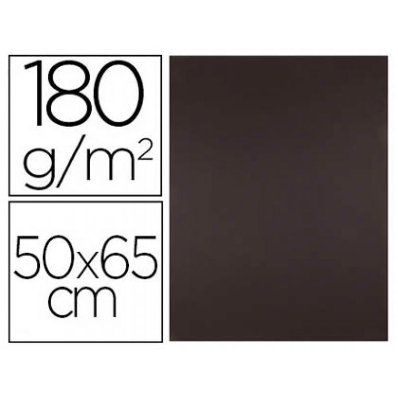 cartulina-liderpapel-50x65-cm-180-gr-marron-paquete-de-25