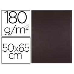Cartulina LIDERPAPEL 50x65 cm 180 gr marron unidad
