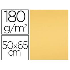 Cartulina LIDERPAPEL 50x65 cm 180 gr oro unidad