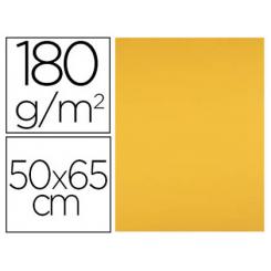 Cartulina LIDERPAPEL 50x65 cm 180 gr oro viejo unidad