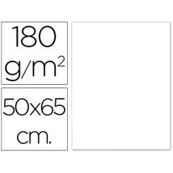 Cartulina LIDERPAPEL 50X65 cm 180gr/m2 Blanco