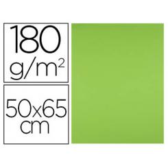 Cartulina LIDERPAPEL 50x65 cm 180g/m2 verde hierba