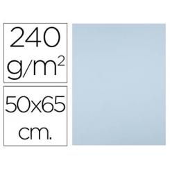 Cartulina LIDERPAPEL 50x65 cm 240g/m2 celeste