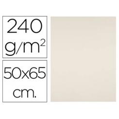Cartulina LIDERPAPEL 50x65 cm 240g/m2 crema