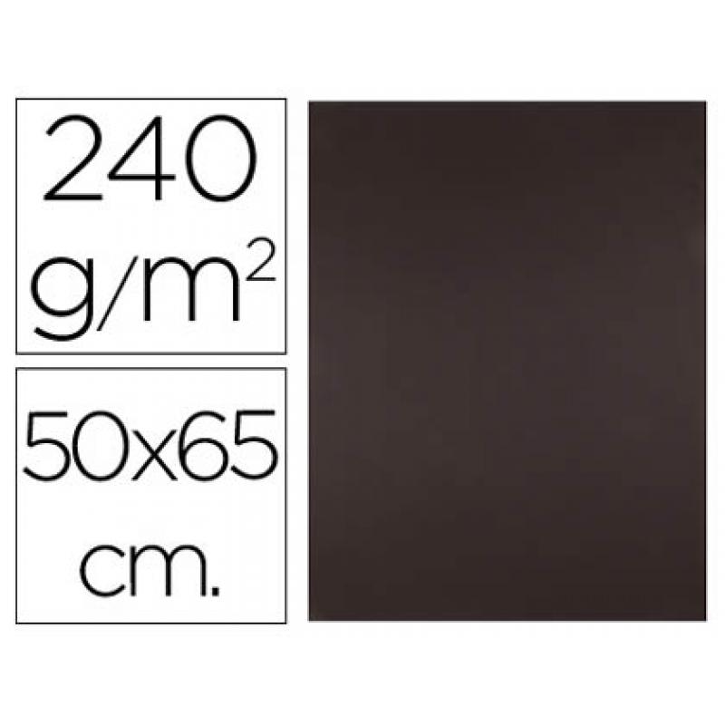 cartulina-liderpapel-50x65-cm-240gr-m2-marron-paquete-de-25-unidades