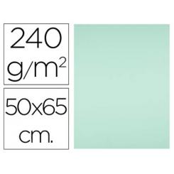 Cartulina LIDERPAPEL 50x65 cm 240g/m2 verde