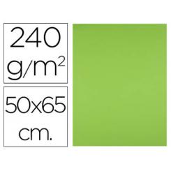 Cartulina LIDERPAPEL 50X65 cm 240gr/m2 Verde Hierba
