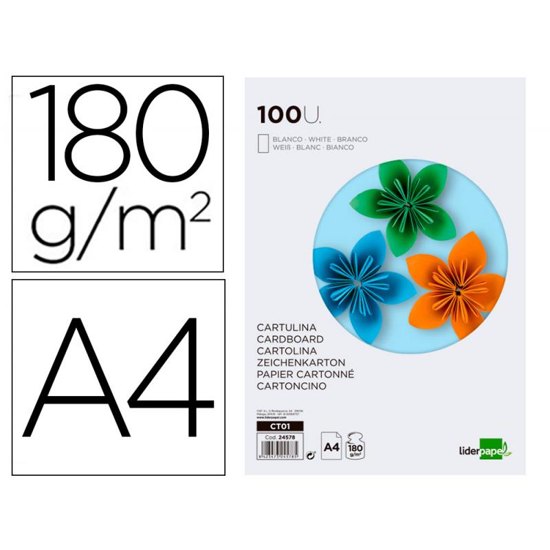 cartulina-liderpapel-a4-180gr-m2-blanco-paquete-de-100-hojas