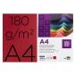 cartulina-liderpapel-a4-180gr-m2-rojo-paquete-de-100-hojas
