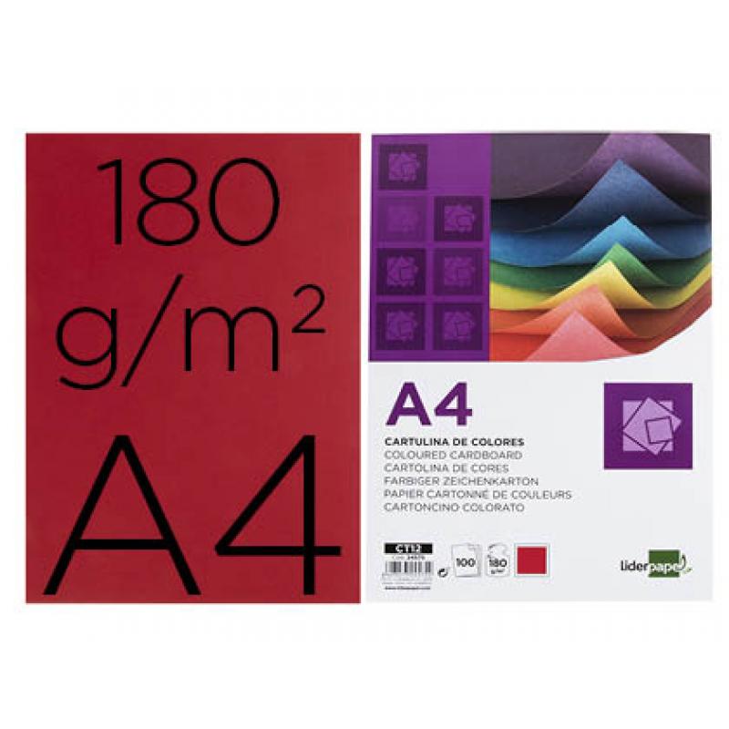 cartulina-liderpapel-a4-180gr-m2-rojo-paquete-de-100-hojas