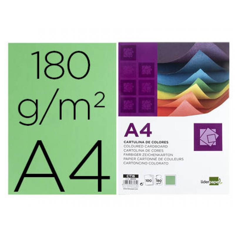 cartulina-liderpapel-a4-180gr-m2-verde-billar-paquete-de-100-hojas