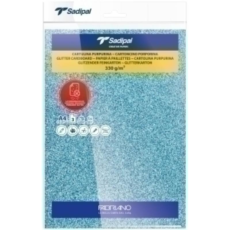 cartulina-purpurina-a4-sadipal-330g-azul-claro-paquete-de-3
