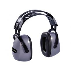Casco Antiruido DELTAPLUS con Orejeras Ajustable En Altura Norma Snr 30 Db Color gris-Negro