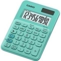 Casio Calculadora Sobremesa Casio 10 Digitos Ms-7Uc Verde
