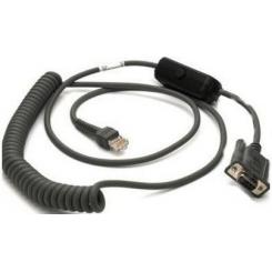 ZEBRA CBA-R31-C09ZAR cable de serie Negro 2,8 m
