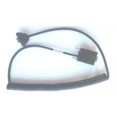 ZEBRA CBL-58918-03 cable de serie Negro 0,8 m RS232 DB9