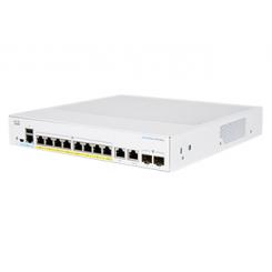 Cisco CBS350-8FP-2G-EU switch Gestionado L2/L3 Gigabit Ethernet (10/100/1000) Plata