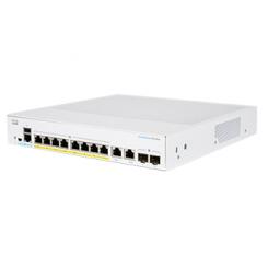 Cisco CBS350-8P-2G-EU switch Gestionado L2/L3 Gigabit Ethernet (10/100/1000) Plata