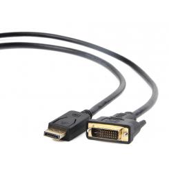 GEMBIRD CC-DPM-DVIM-6 adaptador de cable de vídeo 1,8 m DisplayPort DVI Negro