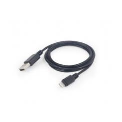 GEMBIRD CC-USB2-AMLM-1M cable de conector Lightning Negro