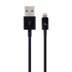 Cablexpert CC-USB2P-AMLM-2M cable de conector Lightning Negro
