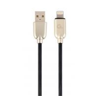 Cablexpert CC-USB2R-AMLM-1M cable de conector Lightning Negro