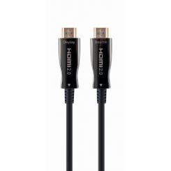 Gembird CCBP-HDMI-AOC-30M-02 cable HDMI HDMI tipo A (Estándar) Negro