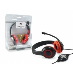 Conceptronic CCHATSTARU2R auricular y casco Auriculares Alámbrico Diadema Llamadas/Música USB tipo A Rojo