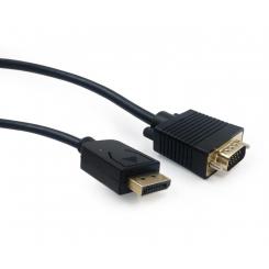Gembird CCP-DPM-VGAM-6 adaptador de cable de vídeo 1,8 m VGA (D-Sub) DisplayPort Negro