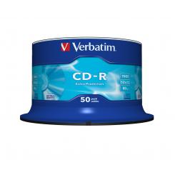 CD-R VERBATIM 700MB 52x extra Protection (Tarrina 50)