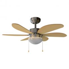 Cecotec 05938 ventilador Blanco, Madera