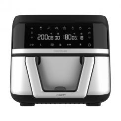 Cecotec Cecofry Dual 9000 Sencillo 9 L Independiente 2850 W Freidora de aire caliente Negro, Acero inoxidable