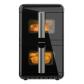 cecotec-cecofry-duolevel-12000-window-doble-12-l-independiente-2900-w-freidora-de-aire-caliente-negro