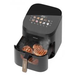 Cecotec Cecofry&Grill Smokin 6500 Sencillo 6,5 L Independiente 2200 W Freidora de aire caliente Negro, Marrón