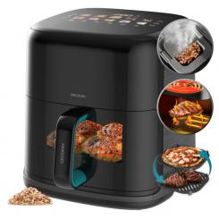 Cecotec Cecofry&Grill SmokinPrime 6500 Sencillo 6,5 L Independiente 2200 W Freidora de aire caliente Negro