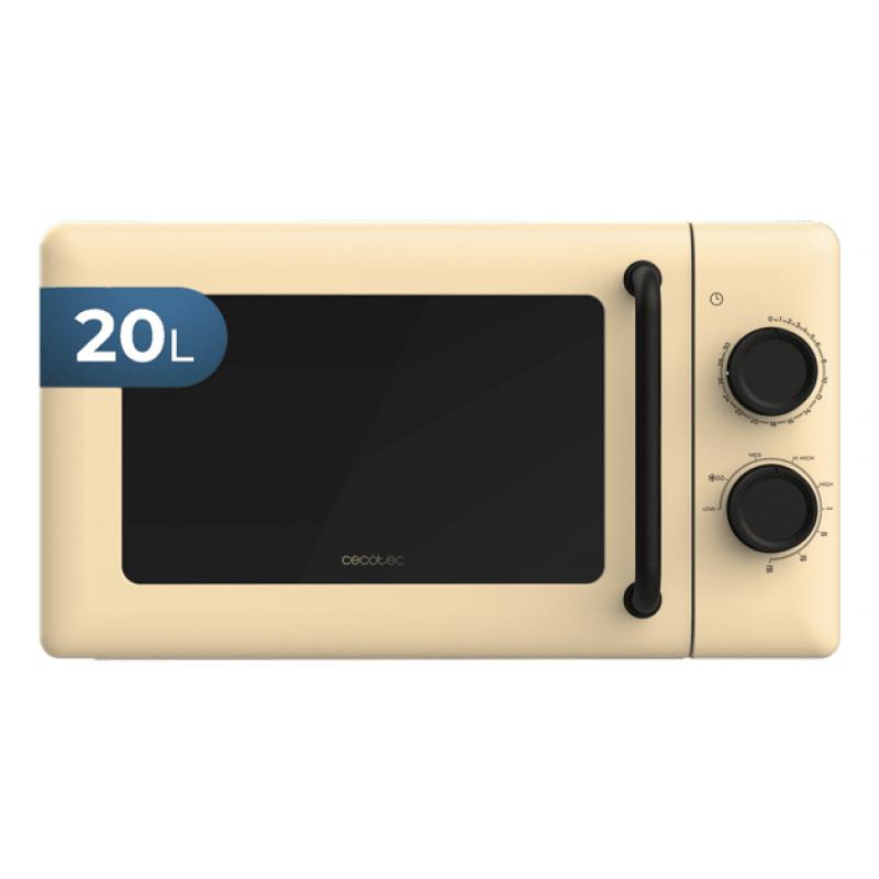 cecotec-proclean-3110-yellow-amarillo-solo-microondas-encimera-20-l-700-w