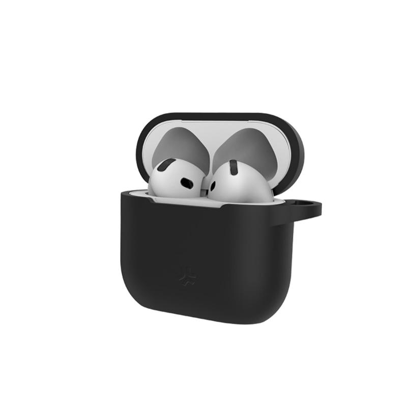 celly-aircase-para-airpods-4-negro