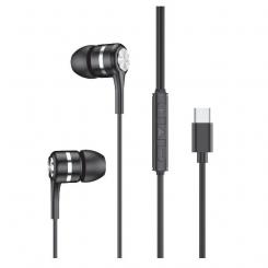 Celly AURICULARES TIPO-C BK - CAJA OEM